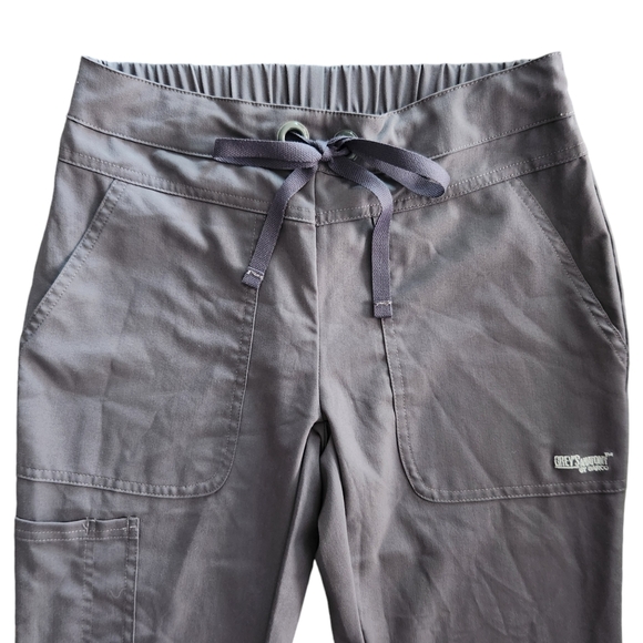 Grey’s Anatomy Professional Wear Gray Straight Leg Scrub Pants Women's Size XXS - Picture 3 of 9